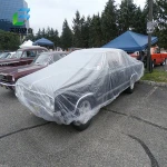 transparent pe car cover plastic protective car cover