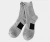 Import Trendy athletic socks solid color white running sock breathable cotton sport socks for men from China