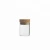 Import Tube Glass Jars With T Cork For Flower Buds Container Packaging w/ Wood Air Tight Gasket Cap Sizes 1oz 2oz 3oz from China