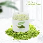 Tulipano Private Lable Logo Skin Care Exfolianate Whitening Organic Green Vegan Bodyscrub Base Matcha Body Scrub