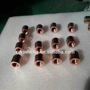 Tungsten copper electrical contact copper tungsten alloy parts factory bulk supply