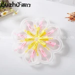 TY-8083 Custom Plastic Rotating Plastic Hanger Rack Circular Drying Clothes Plastic Clips