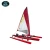 Import U-boat 18 ft High quality plastic sailboat with pedal drive with rudder from China