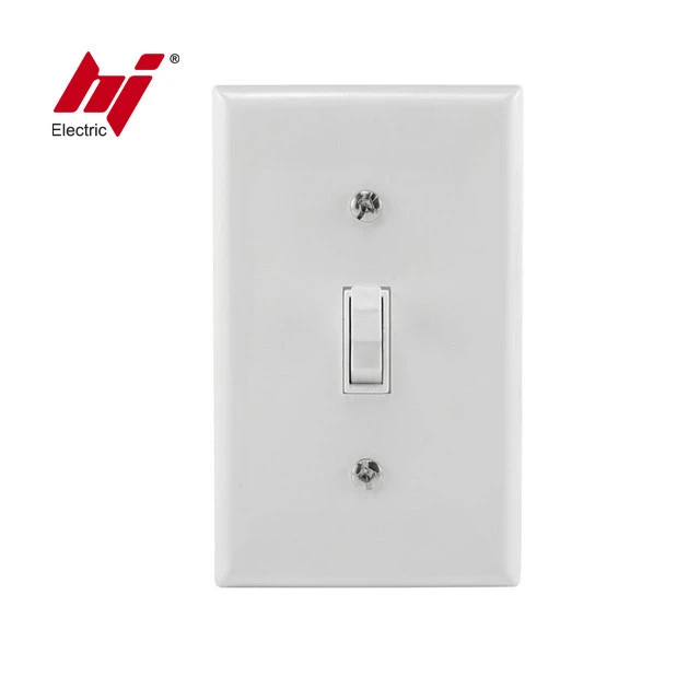 UL 15A Three Way Push in and Side Wired Light Toggle Switch 120-277V