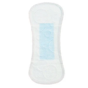 Ultra thin overnight sanitary napkin with negative ion