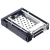 Import Unestech Dual Bay 2.5&quot;SATA Aluminum Hard Drive case tray SSD  HDD enclosure to 3.5&quot; PC floppy  bay from China