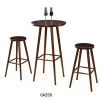 Unique design bar furniture Wooden bar stool Round chair Bar table for sale CA250