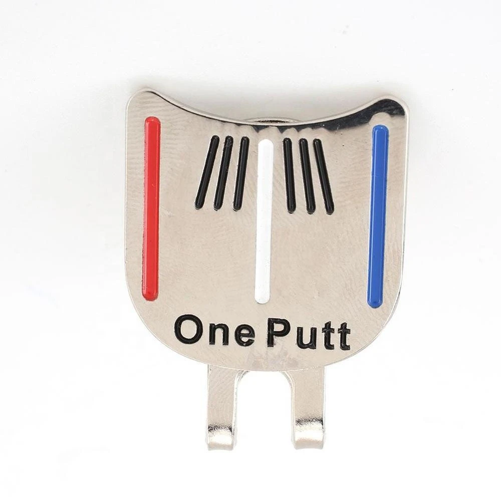 Unique design Golf Putting Alignment Tool Ball Marker With Hat Clip