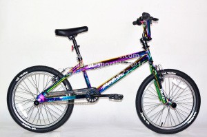 Unique design Oil Slick BMX fuel color bicycle for stunt