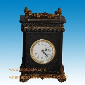 Unique European Style Antiqued Metal Clock