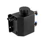 Universal Square Billet Aluminum Baffled Oil Catch Can Tank Engine Oil Separator