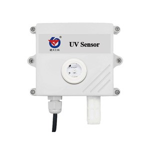 UV Light Intensity Meter Ultraviolet 4-20mA RS485 Solar UV Sensor