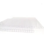 UV Resistant Transparent Sheet, Four Wall Hollow Plastic, PC Polycarbonate Sheet