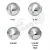 Import V-port 30~60 degree Ball valve DN 80 3" Stainless steel Valve Ball from China