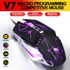 V7  Recommended Product Reasonable Price Durable Gamer Wired Usb Mouse Optical