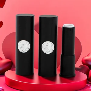 ValentineGift Metal Red Button-Pressed Luxury Lipstick Tube Custom Color Lipstick Container Empty Lipstick Packaging