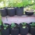 Import Vegetable Polyester felt grow pot garden grow bag from China