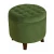 Import Velvet Round Pouf Button Tufted Living Room Storage Ottoman Stool with Wooden Legs from China