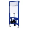 Wall hung WC Toilet HDPE Plastic Dual flush concealed cistern tank with metal frame to fit SigmaGeberit Flush Plate