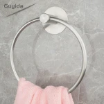 Wall mounted bathroom accessory sets clothes hanger bath towel ring