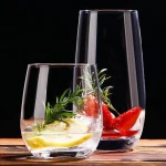 Water Drink Beautiful Juice Cafe Glass Cup