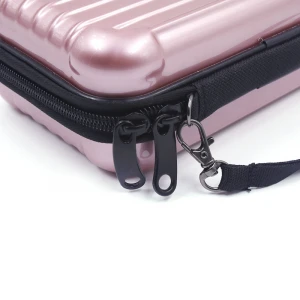 Waterproof ABS Makeup Bags Hard Portable Cosmetic Bag Women Travel Organizer Necessity Beauty Suitcase Make up Bag Case Fashion