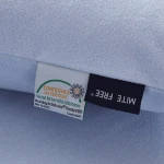 waterproof light and show fresh sky blue cotton terry mattress protector