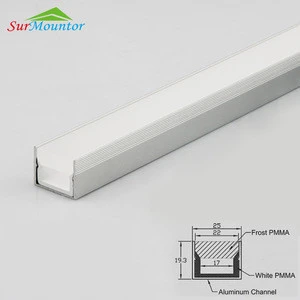 Waterproof Plastic Extruded LED Channel Strip Light Extrusion LED Profile PVC For Led Strip