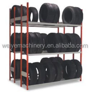 WEIYE star product industrial storage mobile tire rack
