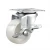 Import Wheel accessories 2 inch plastic swivel caster with thread furniture moving wheels from China
