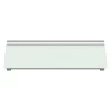 White Frameless Glass dry erese whiteboard desktop pad with calendar mat with storage drawer for Home Office
