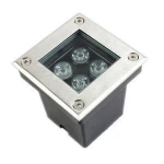 White Green Blue Red RGB 3W IP67 Outdoor RGB Park Garden Square Lighting Recessed Buried Underground Lamp Led Inground Light