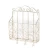 Import White Wire Wall Hanging Wrought Iron Magazine Rack from China
