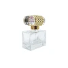 Wholesale 30ml 1oz OEM square luxury empty glass perfume bottle perfume