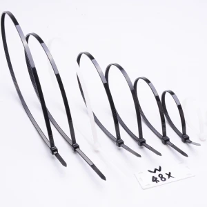 Wholesale 4.8*280mm cable tie plastic small zip tie directly factory price cable tie tag