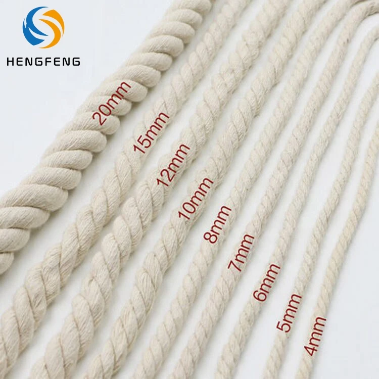 Wholesale Bulk Macrame 3mm 1.5mm-20mm 2mm 12mm 15mm Cord 5mm Cotton Package White Rope Cords