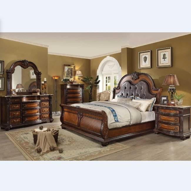 wholesale cheap classical bed bedroom furniture WA190
