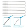 wholesale cheap nylon bristles cleaning brush for multiple size straws