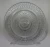 Import wholesale custom 32 cm large round crystal glass charger plates for wedding from China