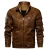 Import Wholesale  fashion stand collar mens jacket slim motorcycle leather jacket from China