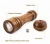 Import wholesale high quality shaker hand operate mill type salt pepper grinders nature bamboo wood manual spice grinder and shaker set from China