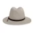 Import Wholesale Leather Band Crushable Wool Felt Hats Western Style Fedora White from China