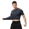 Wholesale Men Gym Fitness Wear Workout Quick Dry Sportwear Fitness Training T-shirts