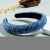 Import Wholesale New Fashion Handmade Rhinestones Beaded Head Wrap Blue Color Luxury Crystals Baroque Hair Accessories Headband from China
