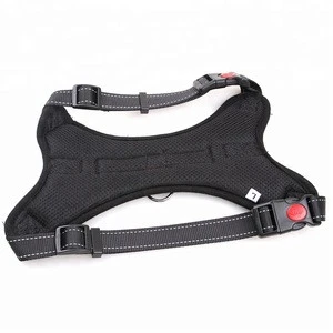 Wholesale pet products 2018 adjustable dog Nylon harness vest chest strap for dogs