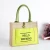 Import Wholesale Plain Hessian Shopper Bag Custom Printed Large Natural Eco Friendly Burlap Jute Shopping Tote Beach Bag With Logos from China