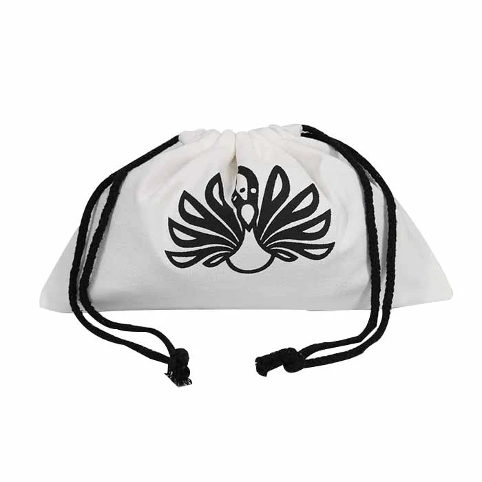 Wholesale Portable Print Cute Design Animal Logo wholesales bags Fabric Drawstring Bag