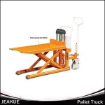 Wholesale price 1T Removable Electric Pedal Scissor Lift Pallet Truck pallet jack
