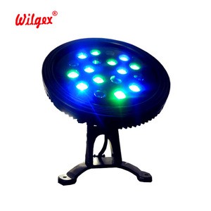 Wholesale Promotion 18*3W IP68 High Power RGB LED Round Swimming Pool underwater light LED STAGE LIGHTS