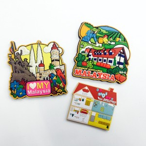 Wholesale Promotional Cheap Custom Tourism Souvenir 3d Soft PVC Fridge Magnet